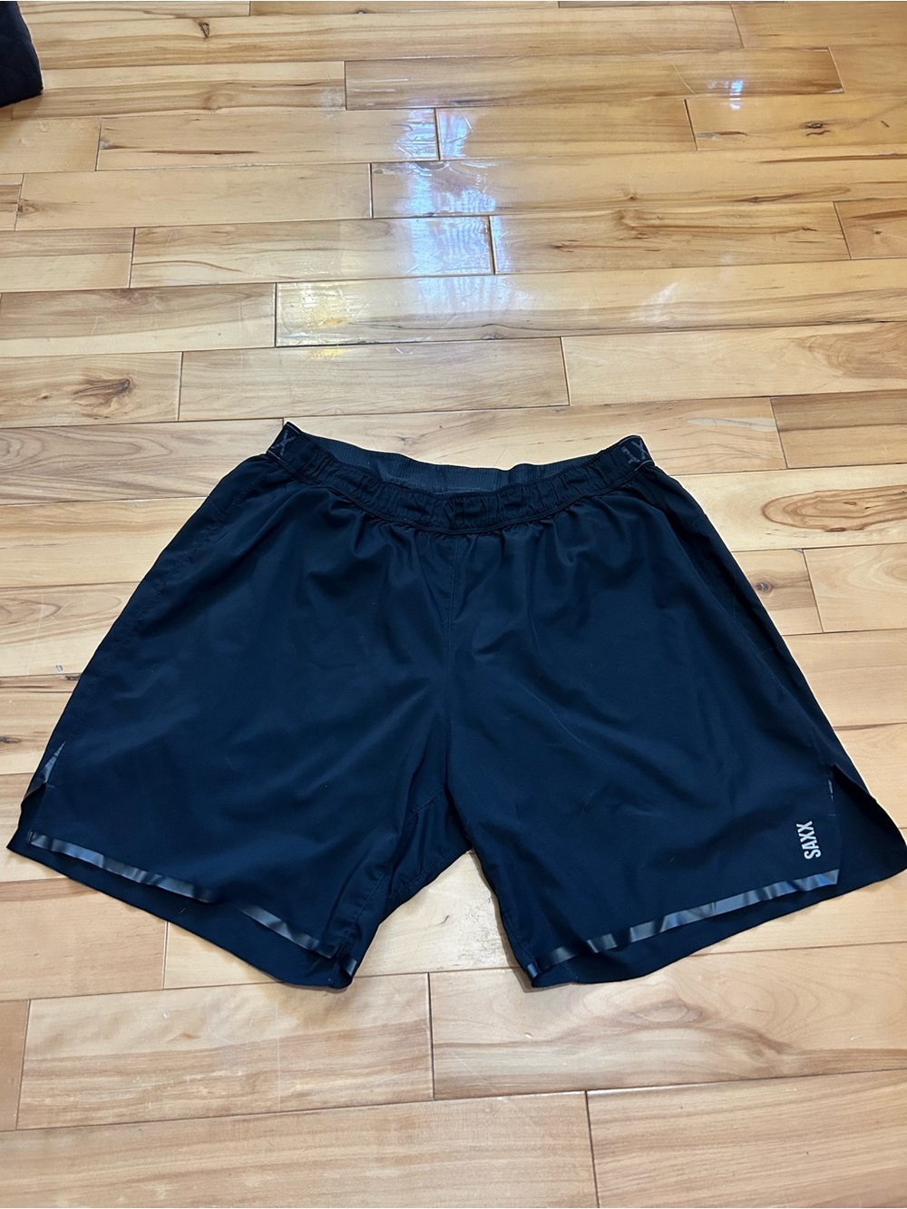 Saxx Black Men's Athletic Running Shorts